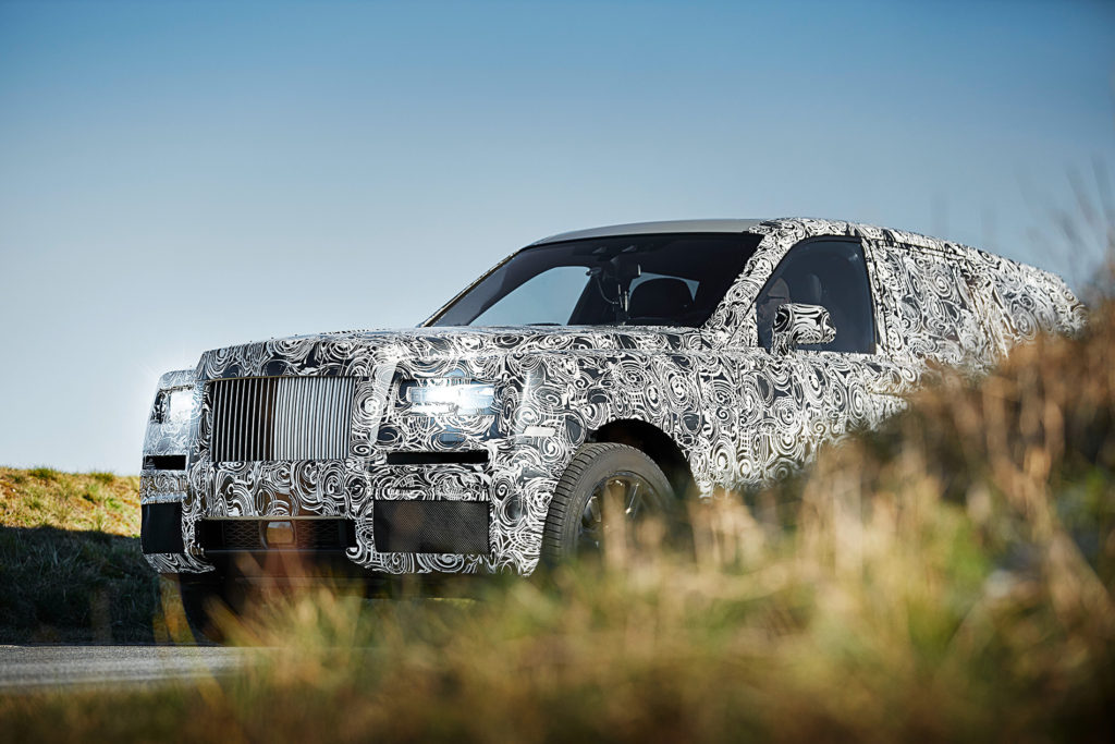 Spy video for the first SUV from Rolls-Royce