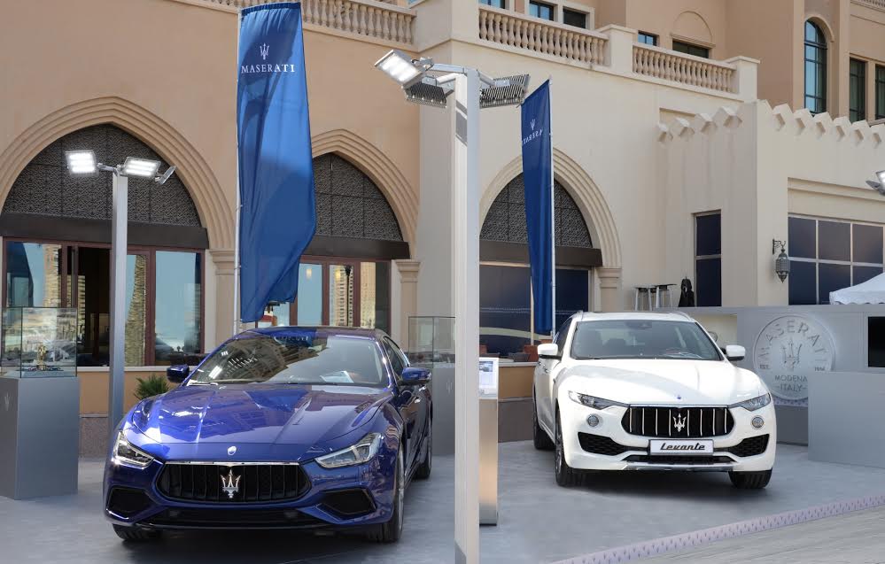 الفردان للسيارات الرياضية تشارك في معرض قطر الدولي للقوارب 2018 مع مازيراتي كراعي السيارات الرسمي