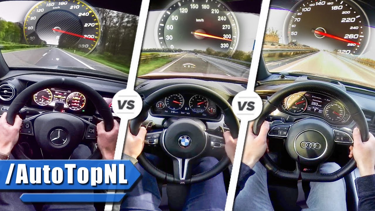 Watch: A performance race between E63 S AMG VS BMW M5 VS Audi RS7