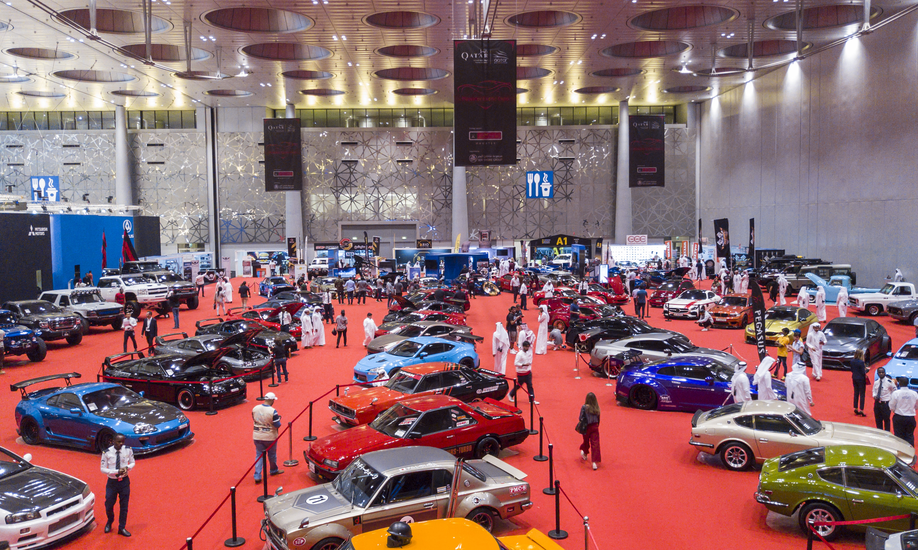 Mawater’s Classic & Modified cars Enrich QMS Visitors’ Experience